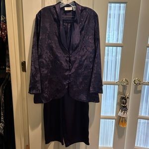 Victoria’s Secret Deep Purple Satin Pajama Set